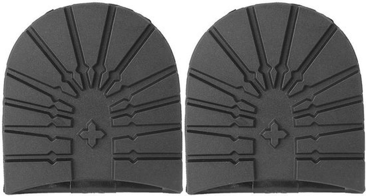 Anti-slip hakzolen en rubberen dempingszolen voor schoenreparatie en comfort - Schoenaccessoires en herstelmaterialen (Zwart)
