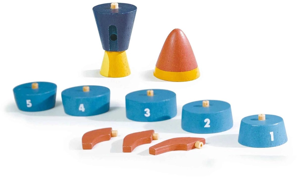 Mentari | Stapelpyramide Raket Hout