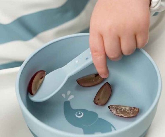 Done By Deer Foodie Cutlery Set Happy Dots Blue van Done by Deer — afbeelding 4