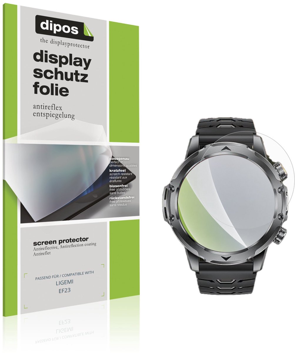 dipos – 6x Matte Beschermfolie geschikt voor LIGEMI EF23 | Krasbestendige & antireflecterende Screenprotector Ultra-Thin