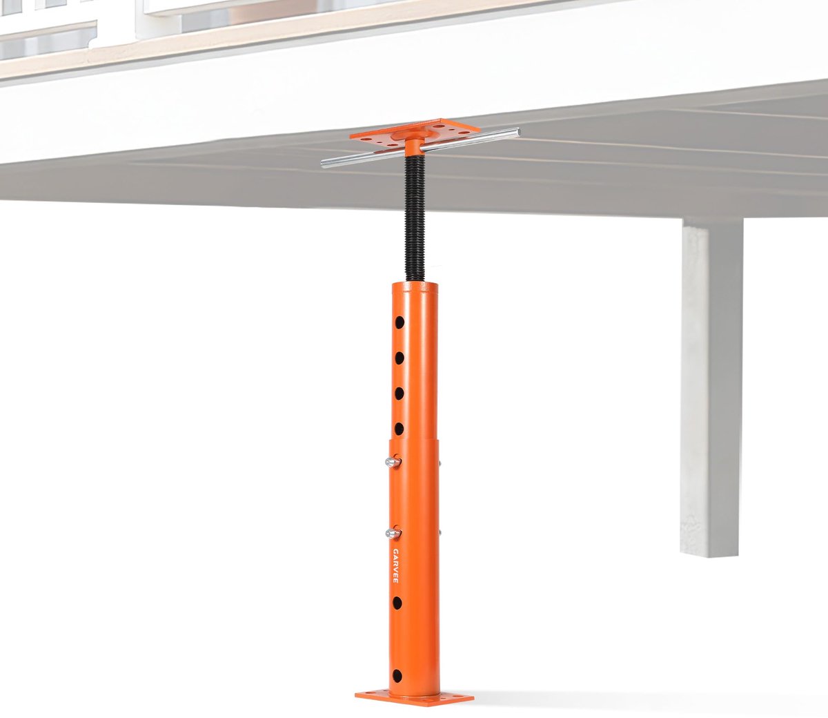 HoerFuriy - Verstelbare Stalen Steunpaal Jack Post - Zware‑Duty Schroefkrik - Draagvermogen 8165KG - Voor Bouw, Renovatie En Vloerondersteuning - 48 ‑ 91 cm