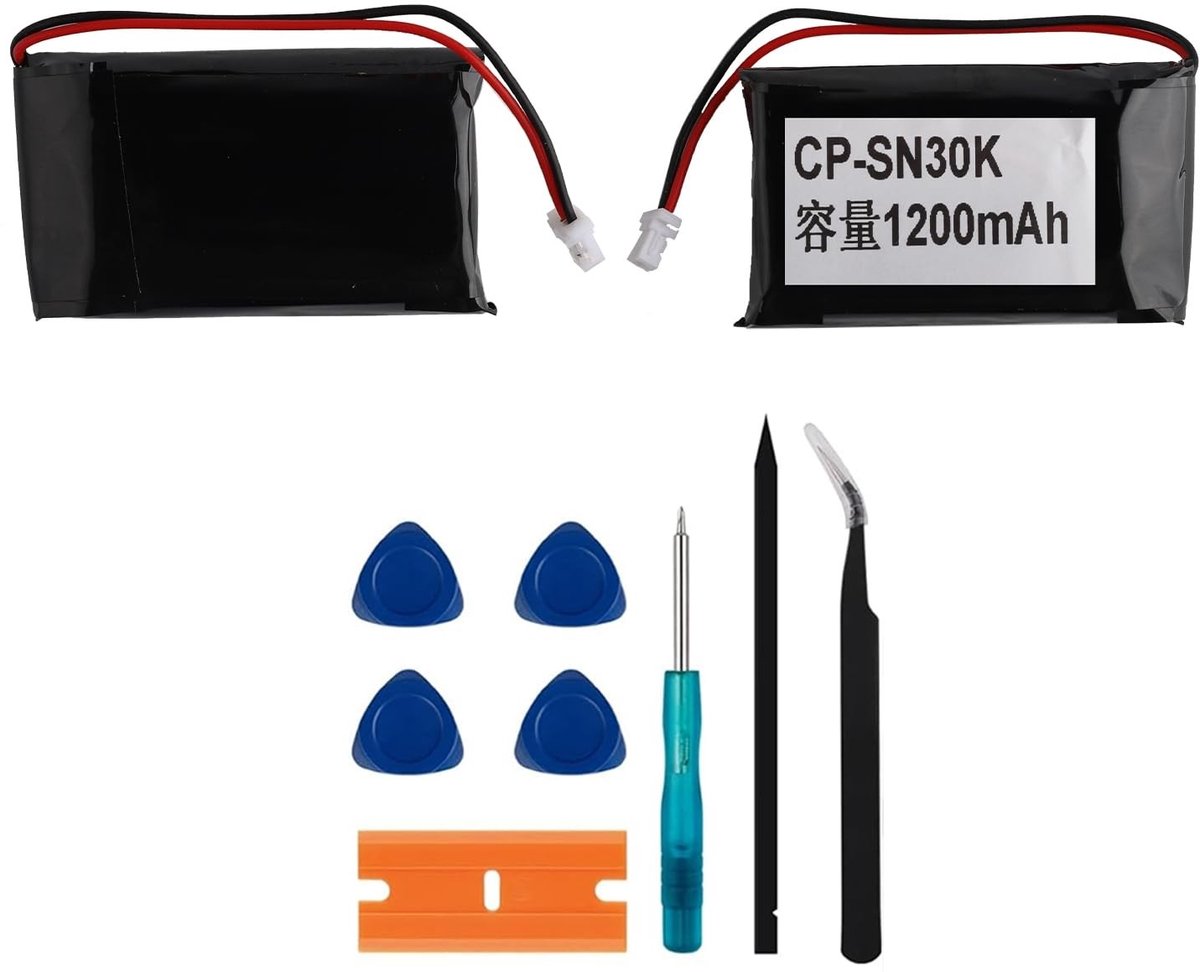 Solidchoice - Vervangende Accu CP-SN30K voor Sena 30K, 50S met Reparatieset