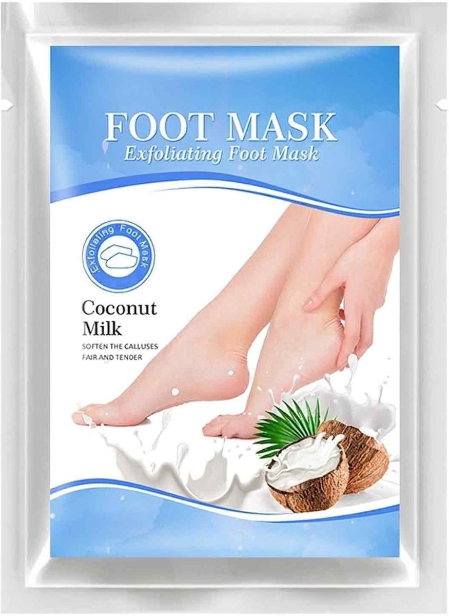 Solidchoice - Voetmasker tegen Eelt met Kokosmelk voor Zachte Voeten