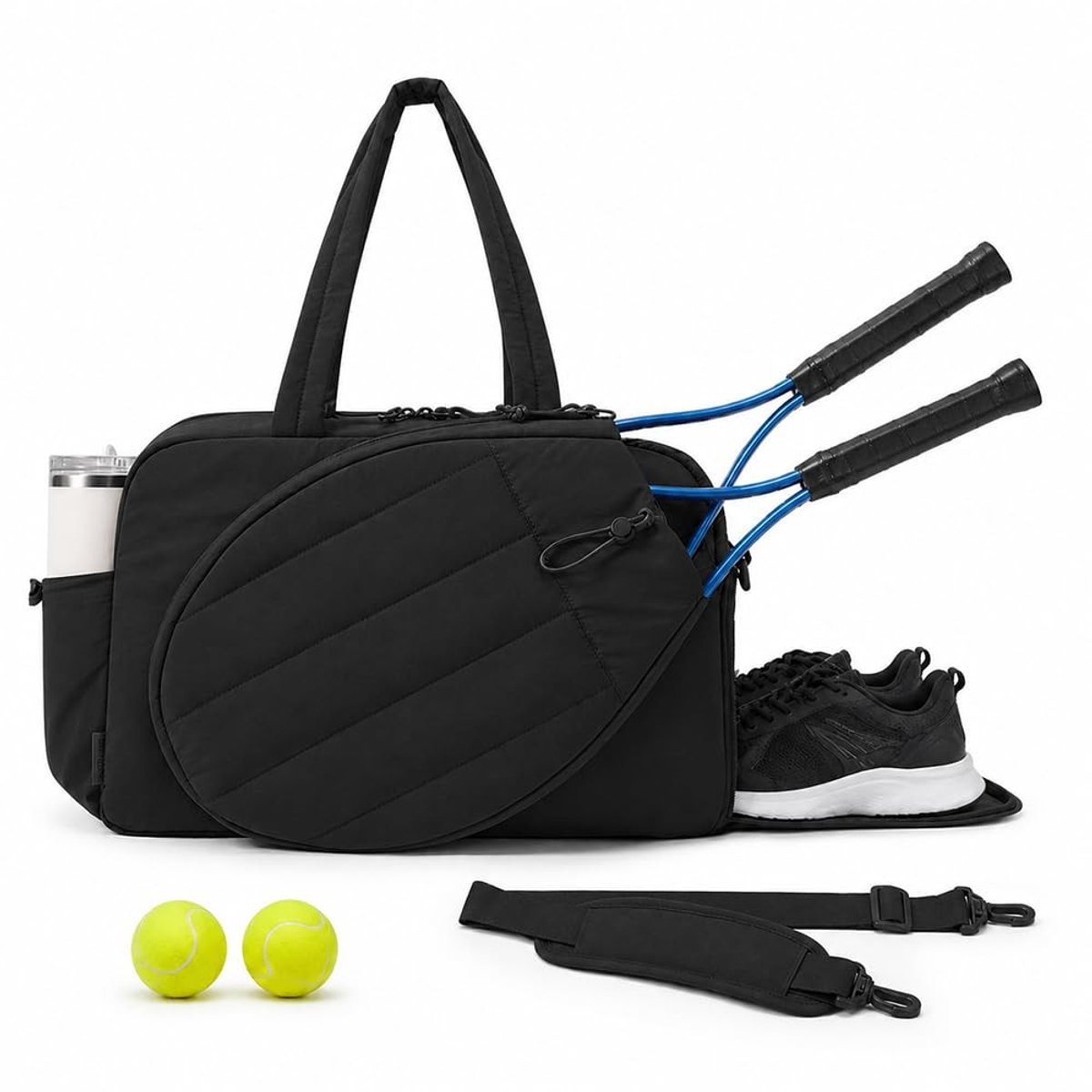 Solidchoice - Sporttas voor Dames met Grote Capaciteit en Vak voor Rackets