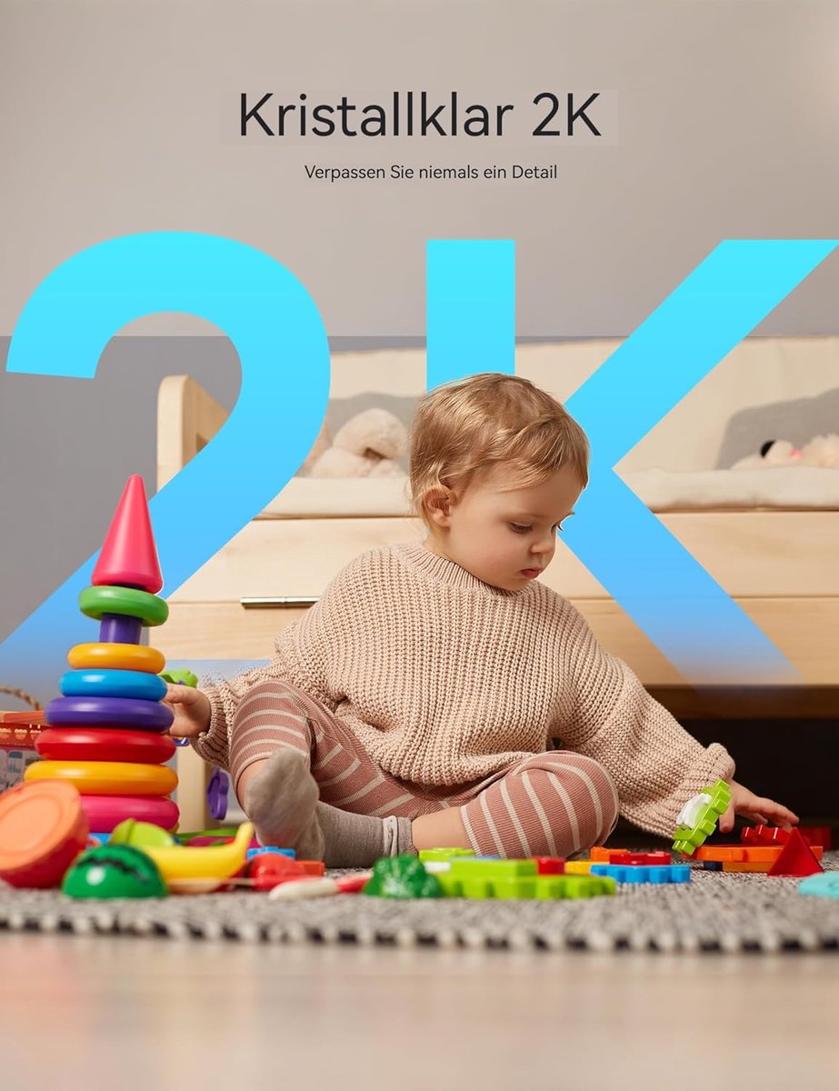 SnelShoppen - 2K Wifi-bewakingscamera voor Binnen met Nachtzicht, KI-detectie, Bidirectionele Audio, Privémodus en Alarm (Verpakking van 4) - Ideaal v