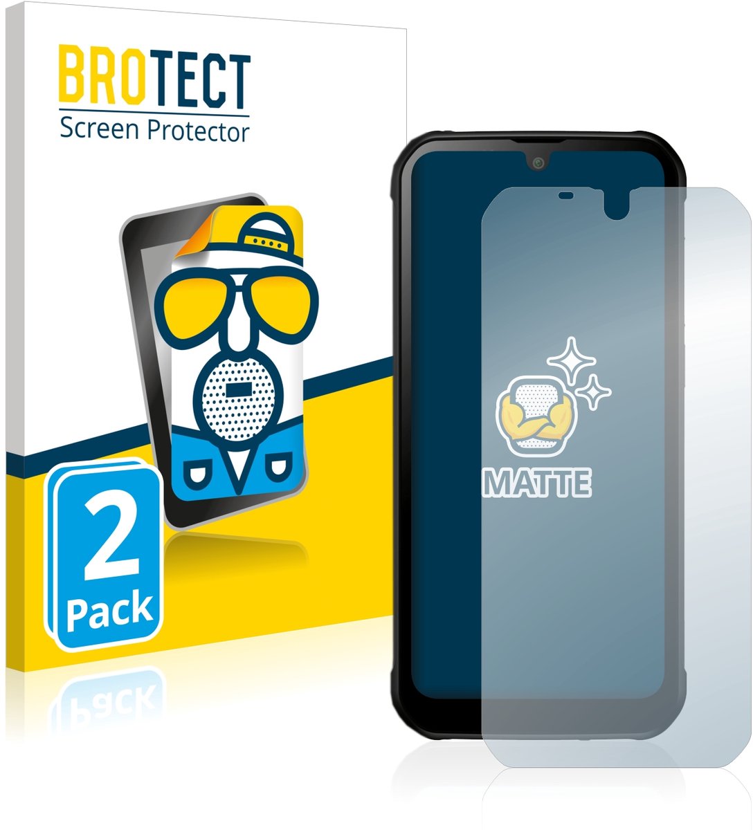 BROTECT - Screenprotector voor Gigaset GX290 plus - Folie Beschermfolie matte 2 Stuks