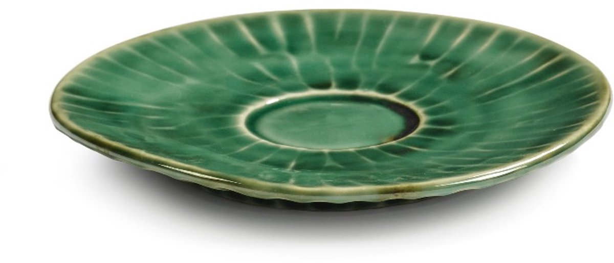 Pascale Naessens B5125109-500 SAUCER ESPRESSO CUP GREEN VERDE LANZA 12,5 CM