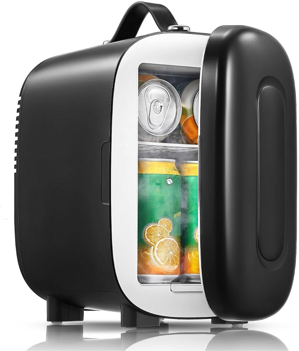 KIRA® Mini Fridge - 5L - Mini Koelkast - Skincare Koelkast - Zwart - ‎27cm x 16cm x 23cm