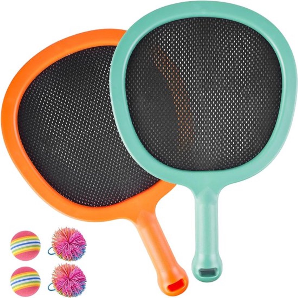 2 stuks tennisrackets voor kinderen - ouder-kind-interactief - met draagtas - lichte tennisrackets voor peuters beginners - jongens meisjes .