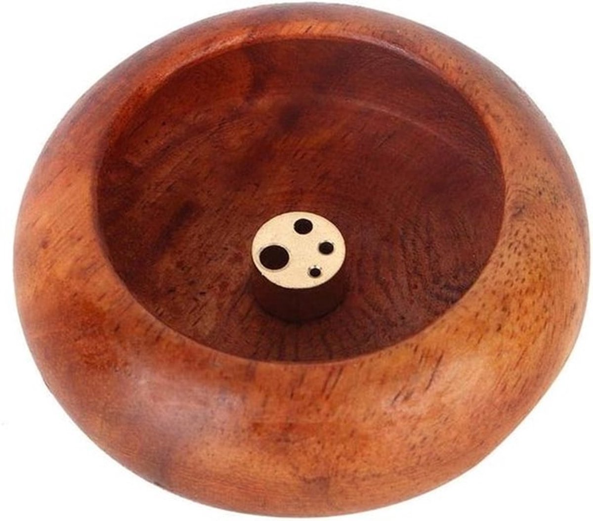 Wierook Brander Boeddhistische Bowl Houten Ash Catcher - Ronde Stok voor Home Decor Aromatherapie Ornament
