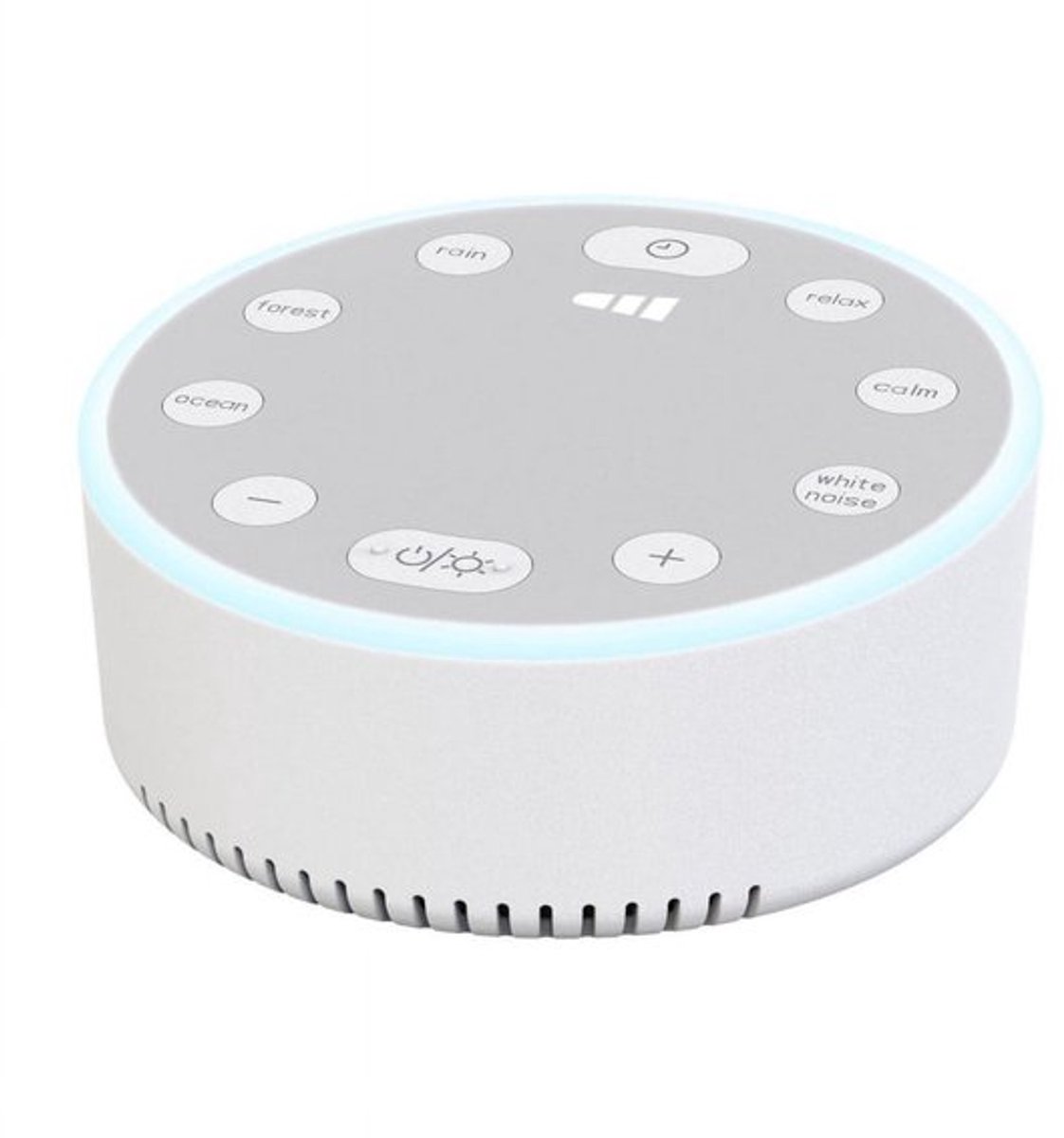 Witte ruismachine voor slaaptherapie, rustgevende en natuurlijke geluidseffecten, geschikt voor baby's en volwassenen, draagbaar hulpmiddel voor ontspanning, meditatie en slaap, rustgevend slaapmiddel, ideaal als cadeau voor de feestdagen.