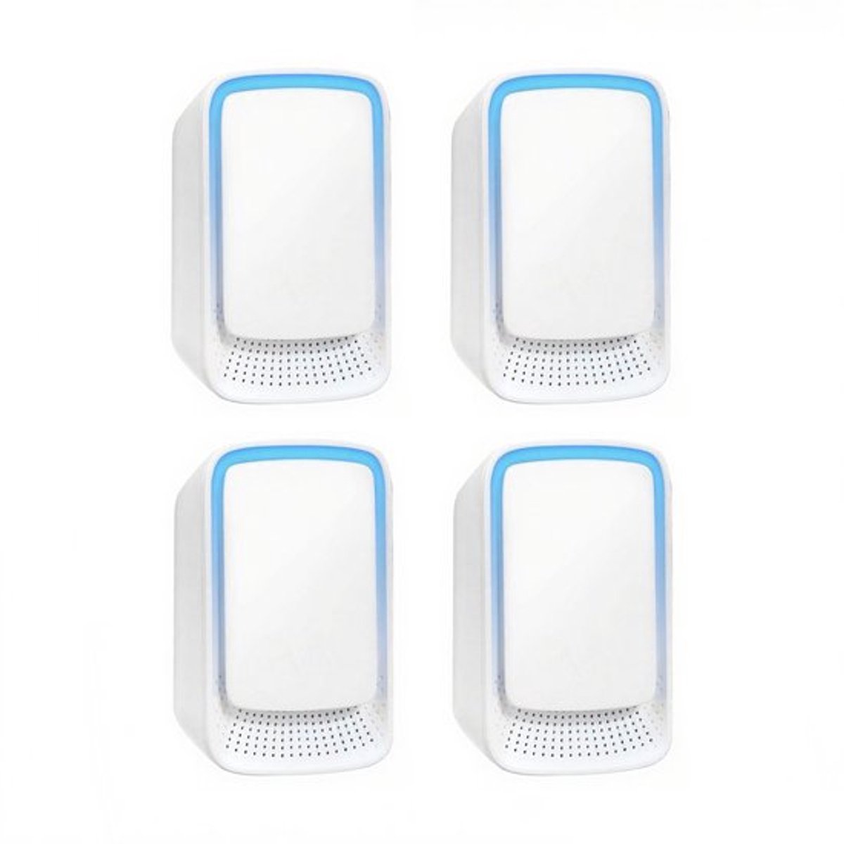 Luchtreiniger - 4-pack plug-in negatieve ionen luchtreiniger - Negatieve ionen luchtreiniger - Luchtreiniger voor thuis - Negatieve ionen luchtreiniger - Luchtverfrisser - Ionisator - Wit