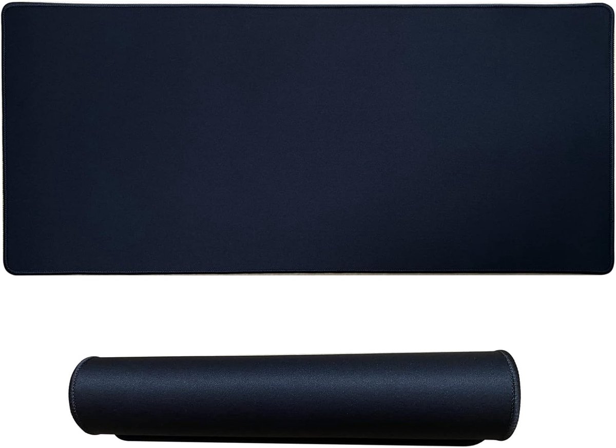 SnelShoppen - Gaming Mouse Pad Large 80x30cm - Dikke 3mm Non-Slip Waterdichte Muismat met Genaaide Randen voor Gaming, Kantoor en Thuisgebruik