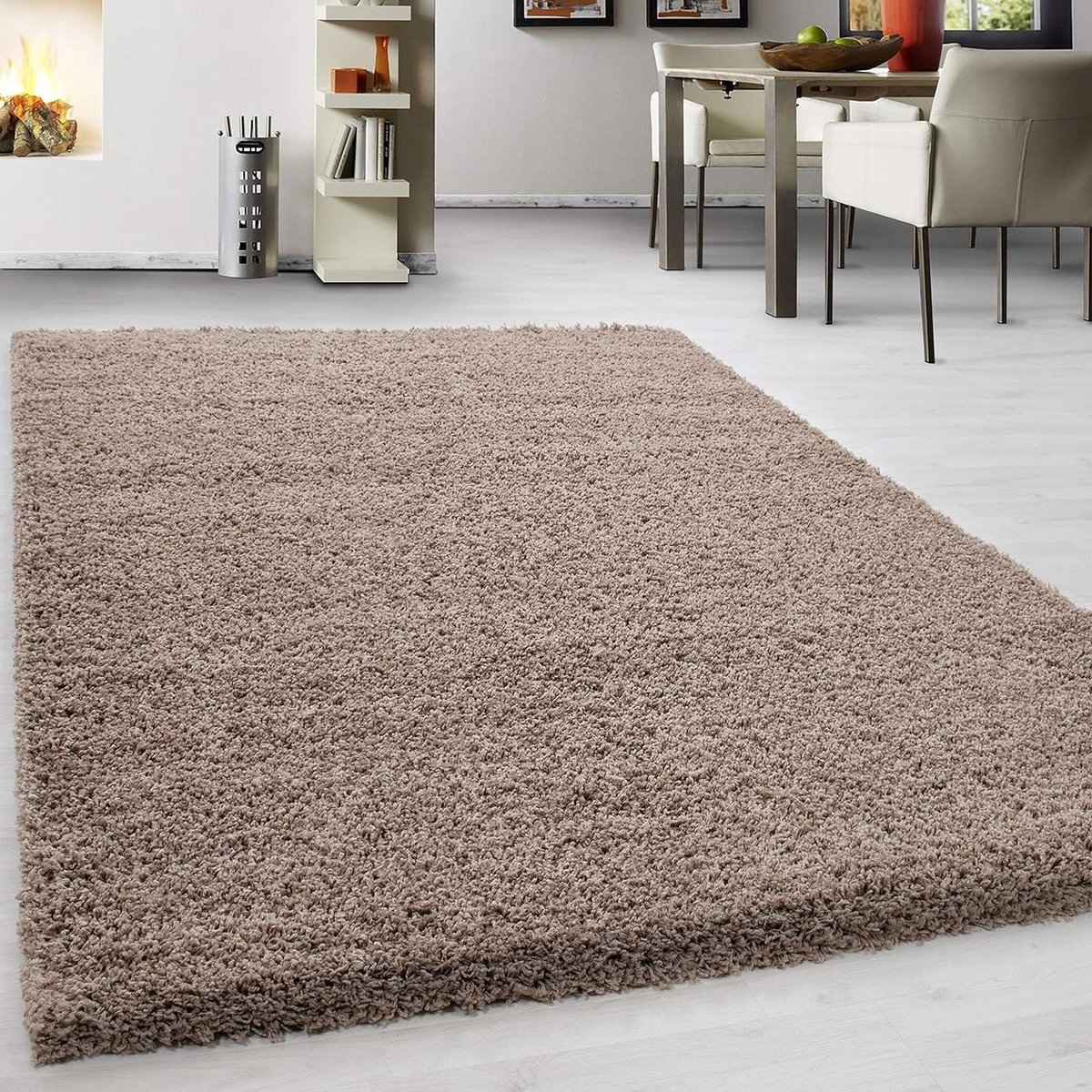 Hoogpolig Vloerkleed - Shaggy Tapijt - Woonkamer Decoratie - Geschikt voor Vloerverwarming