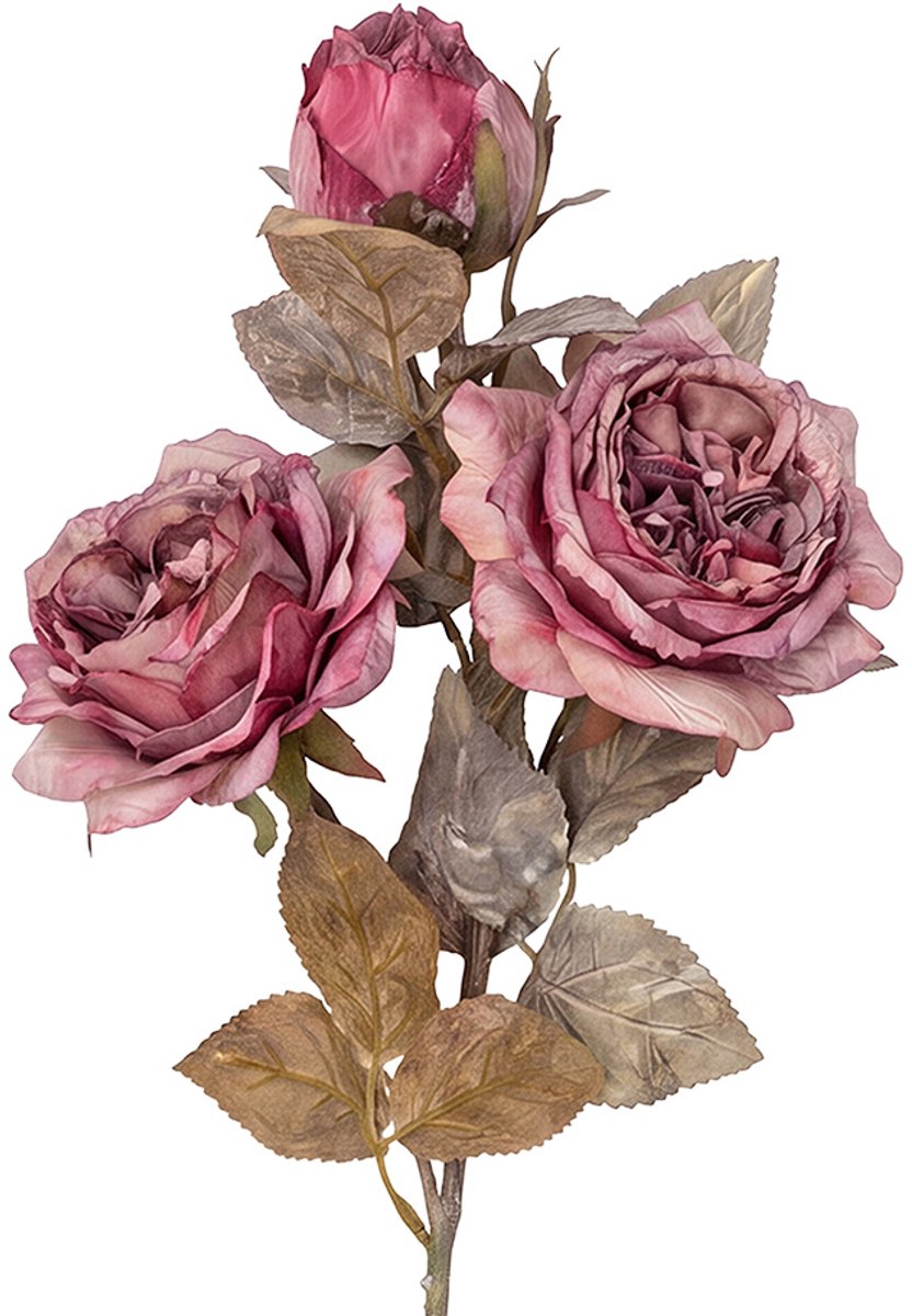 Clayre & Eef Kunstbloem Roze Kunststof