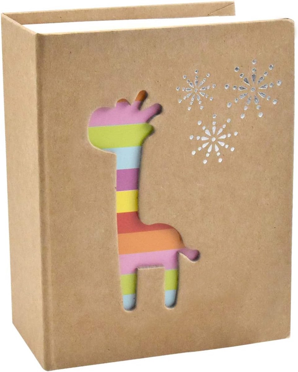 SnelShoppen - Fotoalbum voor Kinderen en Baby's 6 x 4 Inch - 100 Foto's - Duurzaam Kraft Papier en PP - Persoonlijk, Trouwen, Reizen, Cadeau