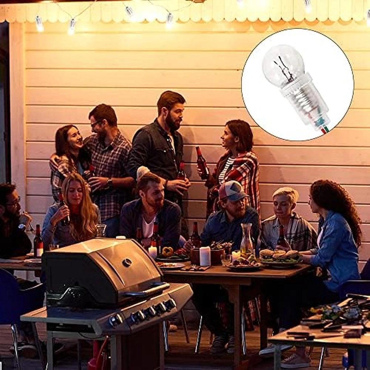 SnelShoppen - 12pcs E10 Fittingen met Draad, 220V, 0.5A, 5W, Plastic Houder voor LED Lampen, Elektrische Tests, Thuis Experimenten, Tuin en Feestverli