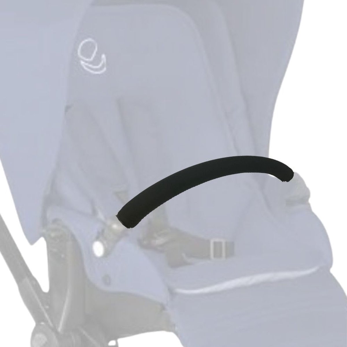 SnelShoppen - PROTEC TIF Neopreen Beschermhoes voor Wandelwagen Handvat - Hypoallergene en Ademend Materiaal - Perfecte Pasvorm voor Faux Leder Handva