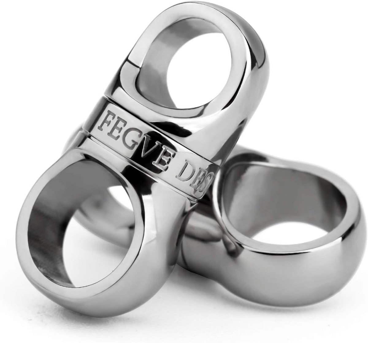 SnelShoppen - TISUR Titanium Sleutelhanger Set van 2, Lichtgewicht en Stevige Swivel Sleutelsysteem, Carabiner Sleutelhangers voor Mannen en Vrouwen,