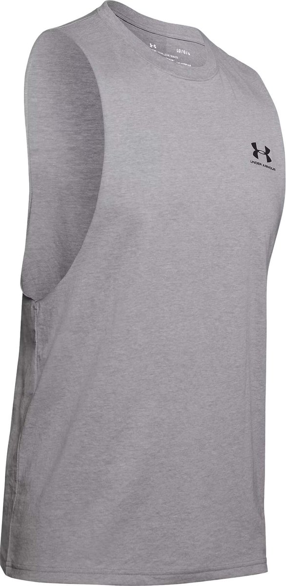 Under Armour Ua Left Chest Cut Off Tank Tanktop - Sportswear - Volwassen