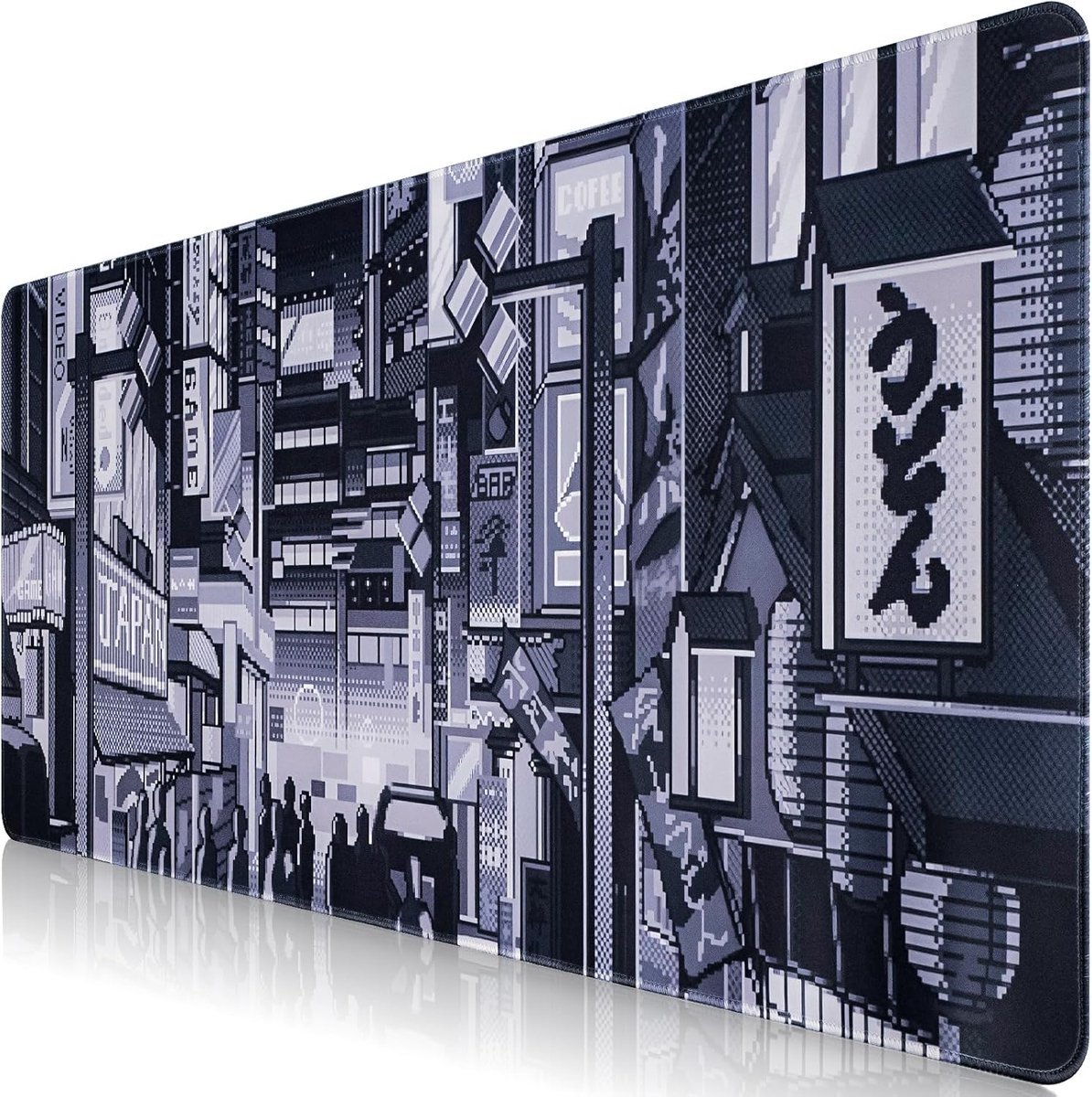 SnelShoppen - Mouse pad XXL 900 x 400 mm, Gaming Muismat, XXL Bureau Ondergrond, Anti-slip, Zwart, Perfect voor Thuiswerk en Gaming