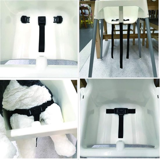 Babyveiligheidsriem, 3-punts gordel voor kinderen, Geschikt voor IKEA ANTILOP kinderstoel — afbeelding 4