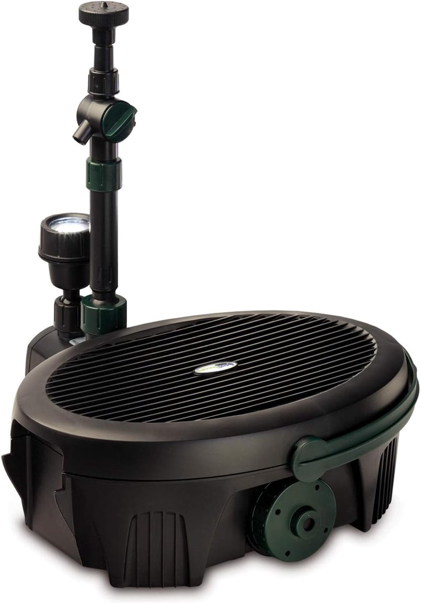 SnelShoppen - Complete Oplossing voor Vijvers tot 3000 Liter - Aquagarden Inpond 3000 - Vijverpomp, Filter, UV Purifier, LED Spot en Fontein voor een