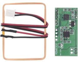 SnelShoppen - RDM6300 125KHz EM4100 RFID Reader Module UART Output - Toegangscontrolesysteem voor Arduino - Veiligheid, Identificatie, Bescherming, In