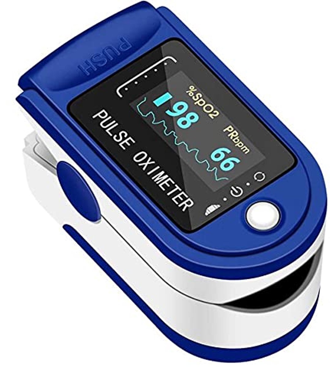 Thijox - Professionele Vingerpulsoximeter met LED-scherm - Draagbare Monitor voor Zuurstofverzadiging - Ideaal voor Thuisgebruik, Fitness en Sport