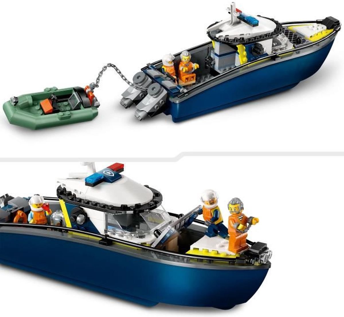 LEGO® City Achtervolging met Politieboot, Drijft Echt - 60456 — afbeelding 24