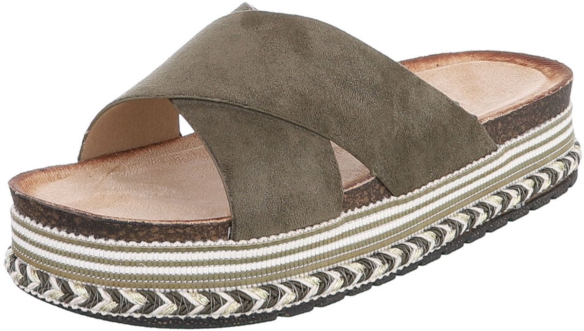 Slipper - Plateauzool - Dames Mt:39