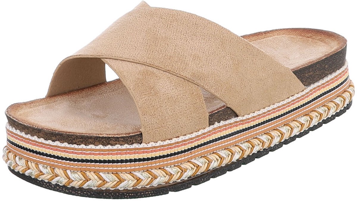 Slipper - Plateauzool - Dames Mt:38