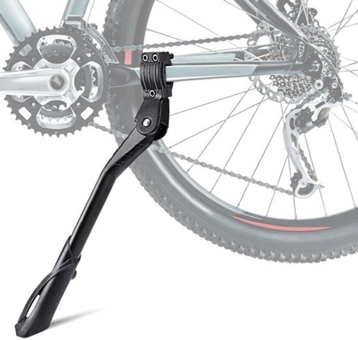 1 stuk - volwassenen fietssteun - 24-29 inch verstelbare aluminium fietssteun - antislip - robuust en duurzaam