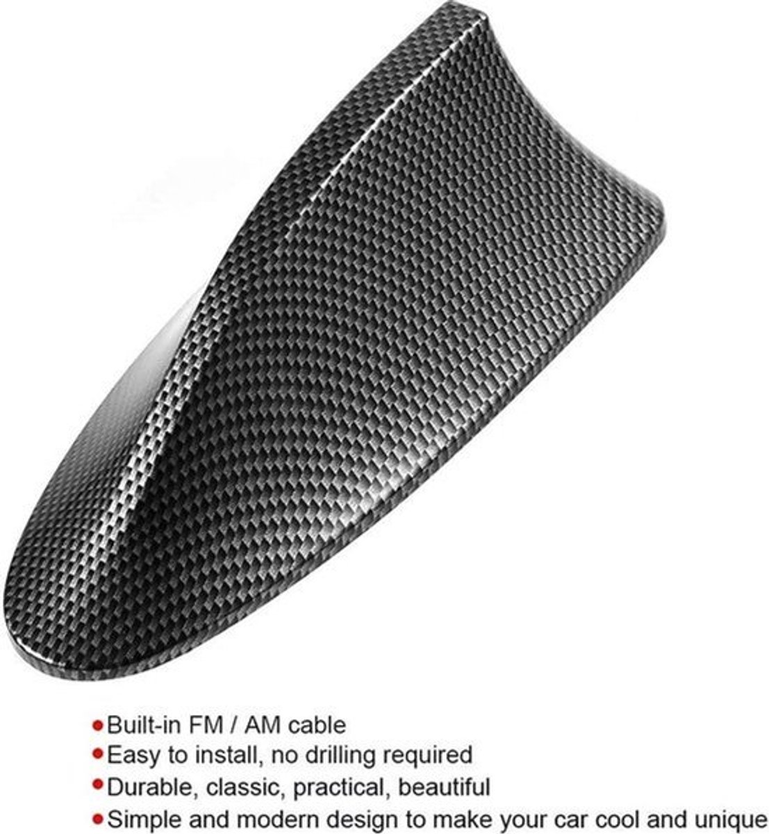 Antenne voor voertuig - decoratie van vin - FM/AM antenne voor auto's