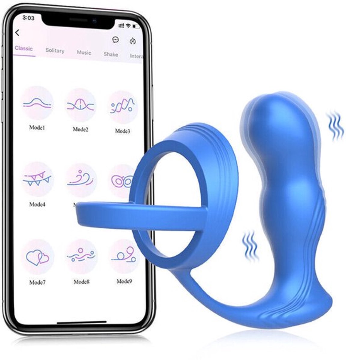 Bluetooth-anale-plug-dildo-prostaatmassage-anaalvibrator-mannen-speelgoed - 002