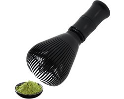 Matcha Klopper, Matcha Bezem voor Matcha Thee, Matcha Latte en Andere Matcha Dranken Tool voor Japanse Theeceremonie, Zwart