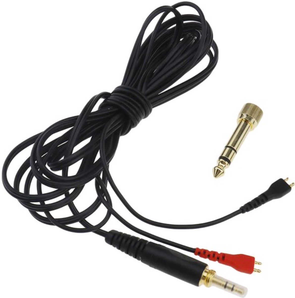 Vervangende audiokabel draad compatibel met Sennheiser HD25 koptelefoon 2,5m kabel