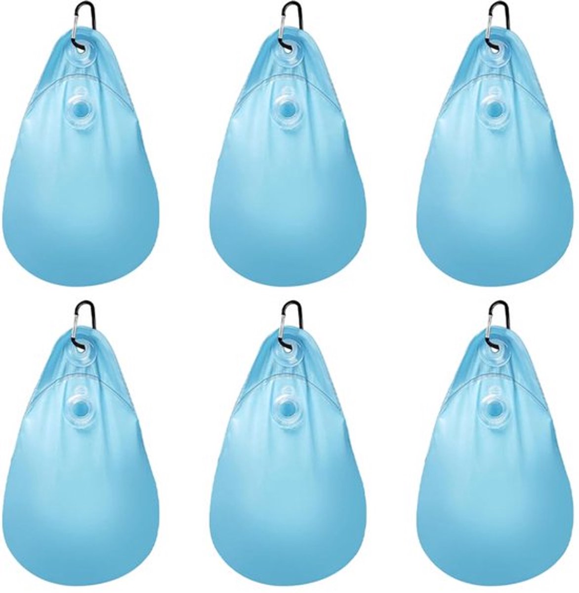 6-Pack Zwembad functionele Gewichten met Haken Lekvrije Zwembad effectieve Hangzakken Dikke PVC