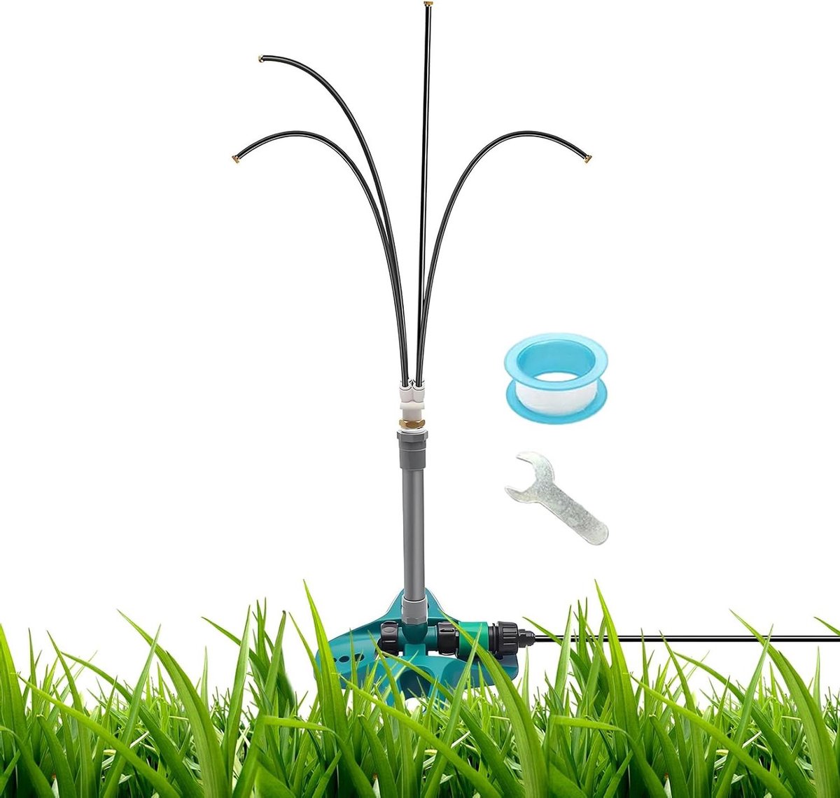 Terras Koeler - Vernevelaar Systeem - Buiten Afkoelen - Hogedruk Systeem - 23 x 20 x 7 cm - Zwart