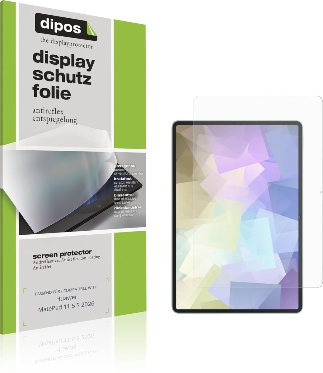 dipos – 2x Matte Beschermfolie geschikt voor Huawei MatePad 11.5 S 2026 | Krasbestendige & antireflecterende Screenprotector Ultra-Thin