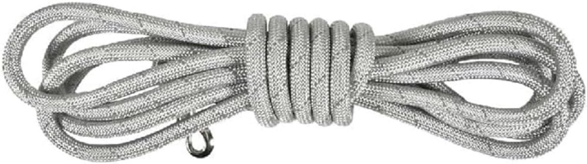SnelShoppen - Lange Hondenlijn 3 m - Robuuste Nylon Dog Lead - 1.2 cm Dikte - Grijze Hondenriem - Ergonomisch en Duurzaam - Geschikt voor Actieve Hond