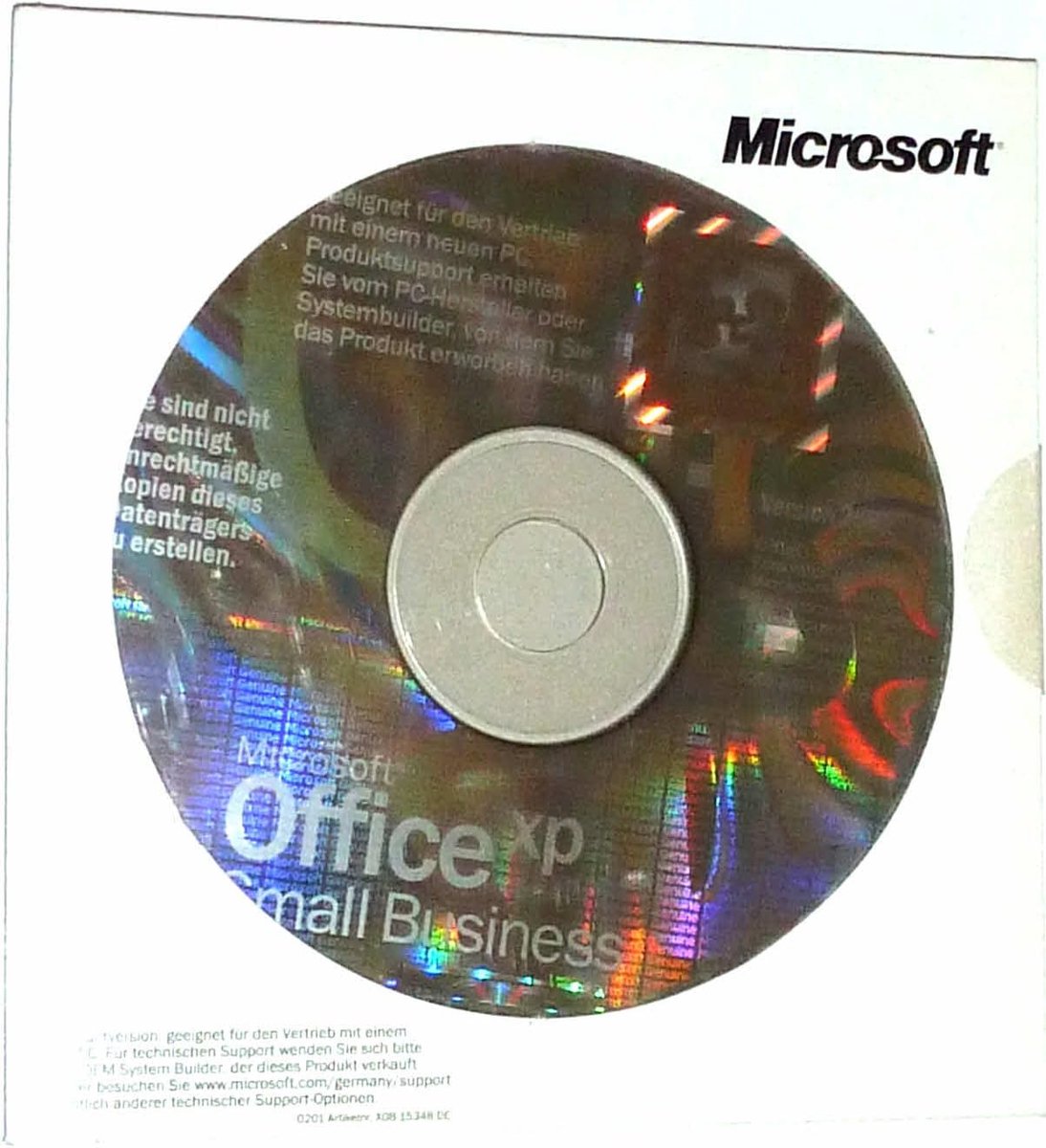 SnelShoppen - Microsoft Office Small Business XP CD W32, 3pk - Word, Excel, Outlook - Kantoortoepassingen voor Thuis en Werk - Geschikt voor Financiën