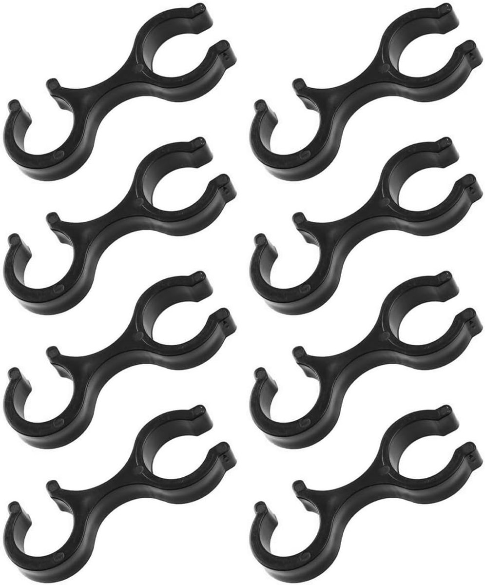 SnelShoppen - 8PCS Trekking Pols Clips - Duurzame Wandelen Stok Bevestigingen - Waterbestendige Wandelsok Klemmen - Outdoor Hiking Camping Accessoires