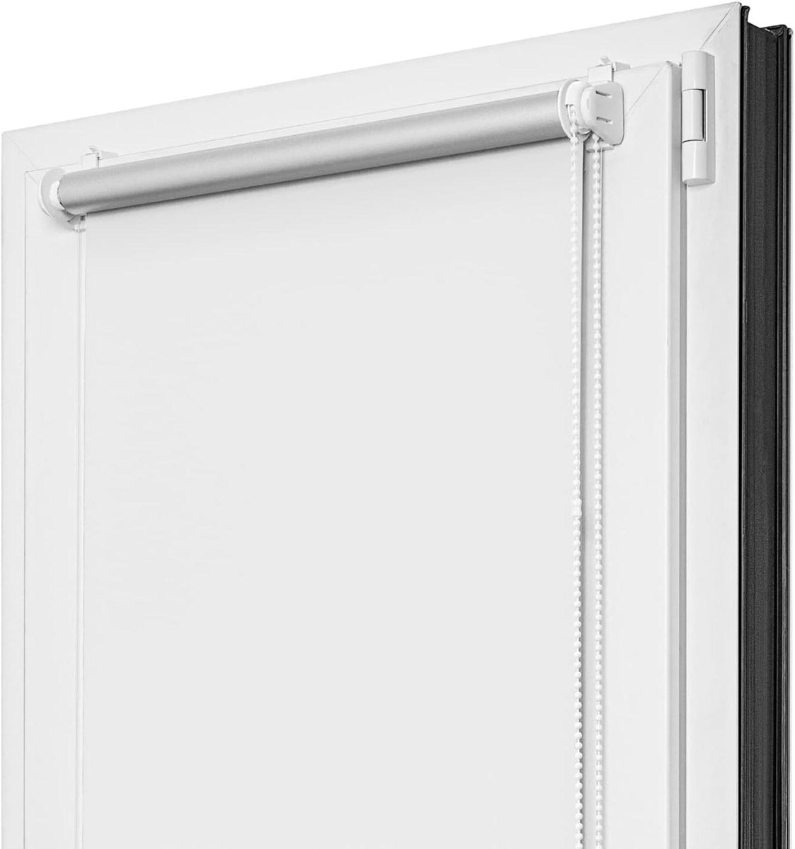 Verduisterend rolgordijn - Raambekleding - Privacy in huis - Klemfix montage - 85x150 cm -