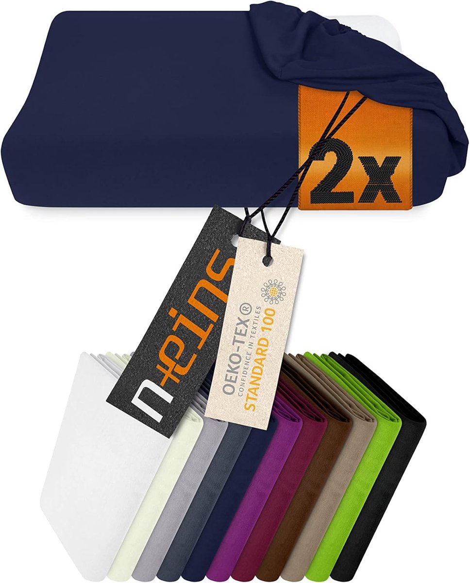 SnelShoppen - Spannbezüge voor Gezondheidskussens in 5 Kleuren - Geschikt voor Hoofdkussens S-XL - Viscose en Koudschuim - Duurzaam en Temperatuurregu