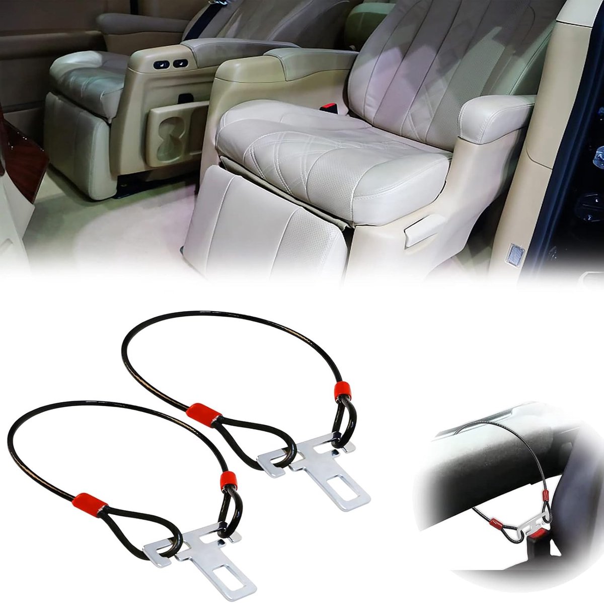 SnelShoppen - 2pcs Diefstalbeveiliging RV Accessoires, Inbraakpreventie, Deurbeveiliging, Camping Caravan Accessoires, Geschikt voor Motorhomes, Auto'