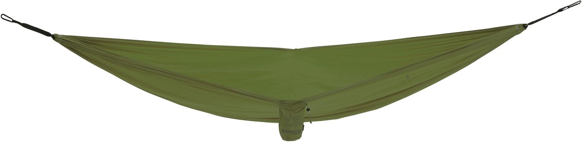 GRAND CANYON Hängematte BASS HAMMOCK – ultraleichte Outdoor-Hängematte aus Nylon mit Karabinern und Baumgurten, bis 150 kg belastbar
