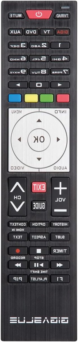 Universele Afstandsbediening - 4K Controller - Smart TV Bediening - 44 Knoppen - 5 Meter Bereik - Zwart