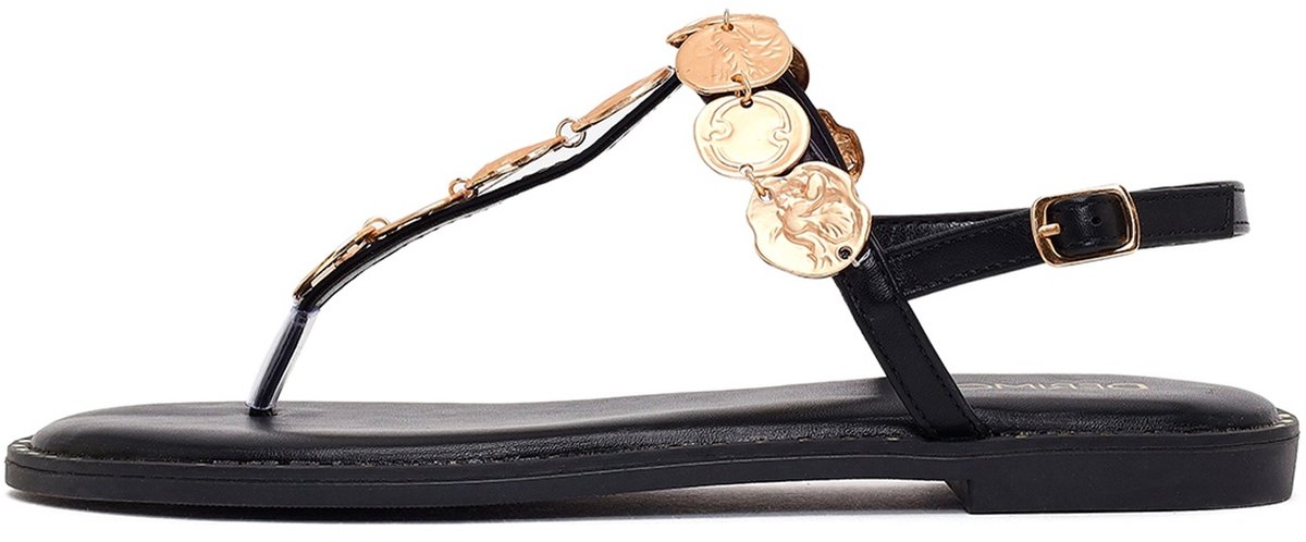 DERIMOD Sandalen Imitation Leren Sandalen