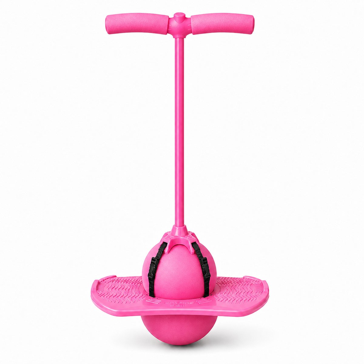 Jojoy - Balansspringbal – Springbal voor Kinderen & Volwassenen – Balansbal voor Binnen en Buiten – Coördinatie & Motoriek Trainer – Anti-slip – Max. 120 kg - Roze - JUMPOO